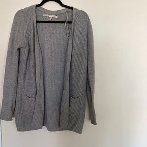 Long gray sweater